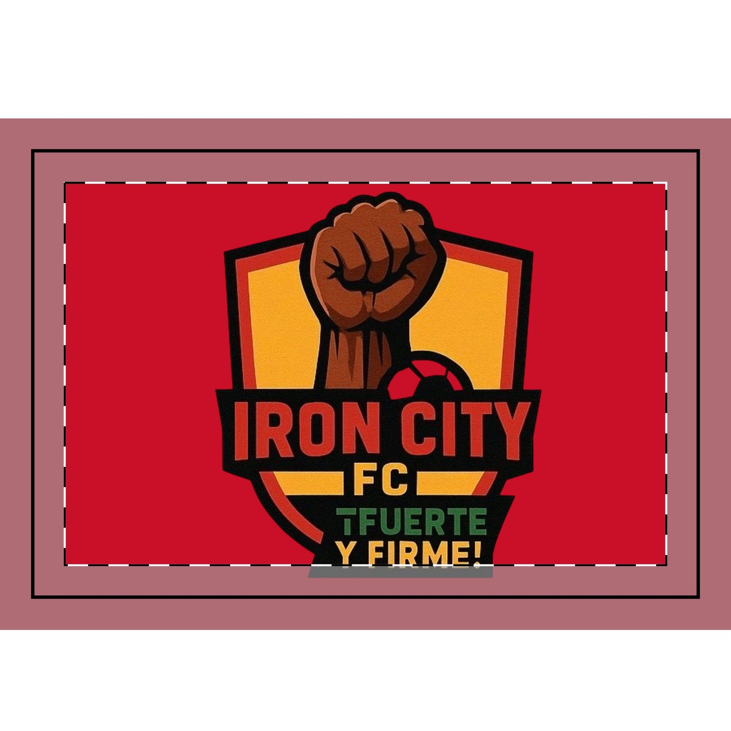 Iron City FC Hand Flag (1pc, 5pcs)