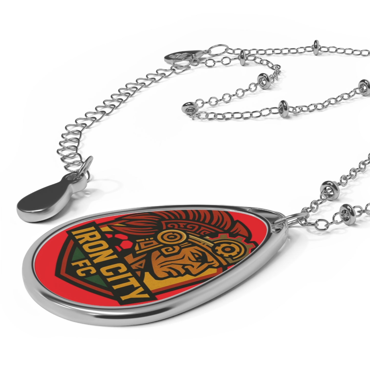 The Iron Halo – Iron City FC Oval Necklace