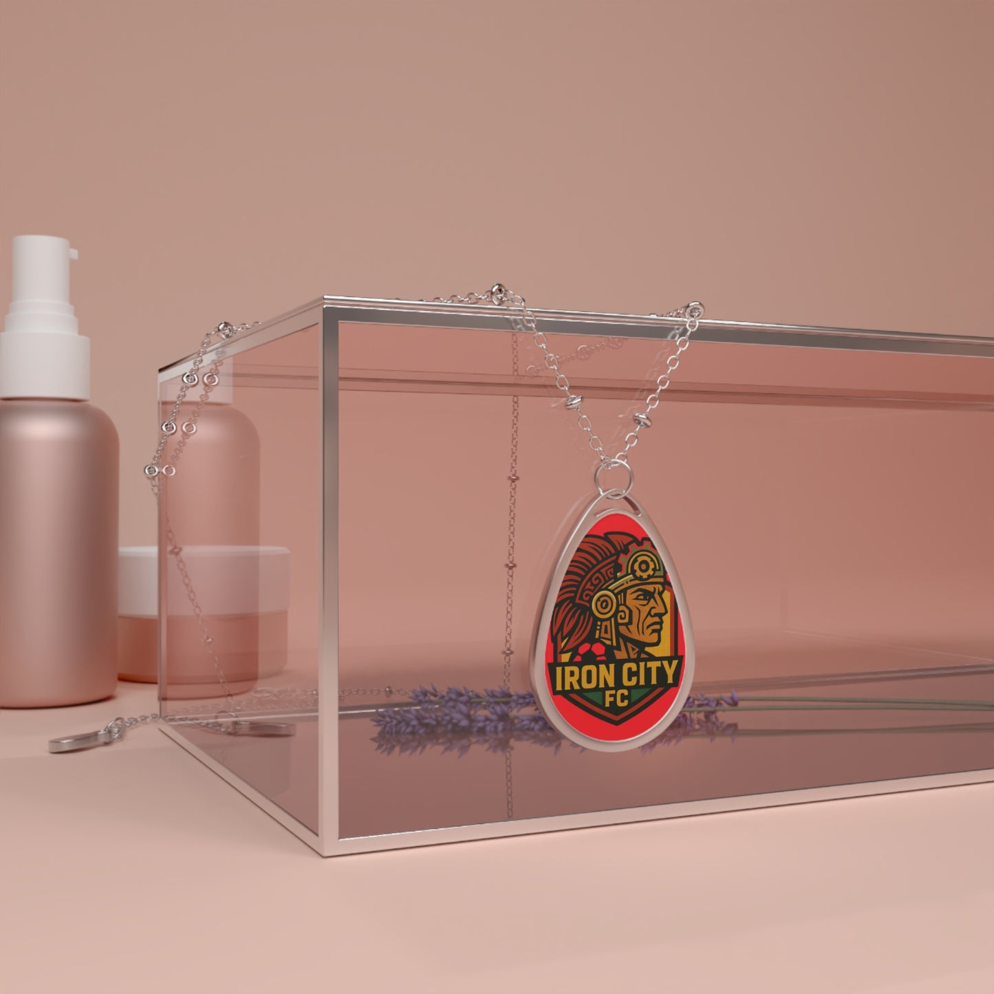 The Iron Halo – Iron City FC Oval Necklace